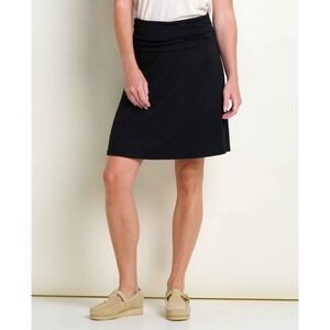 Toad&Co Chaka Skirt Black Size Large New With Tags